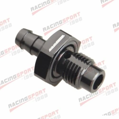 Proline Fuel Cell Vent 6ORB (ORB-6) to 3/8" BARB Adapter Aluminum Black