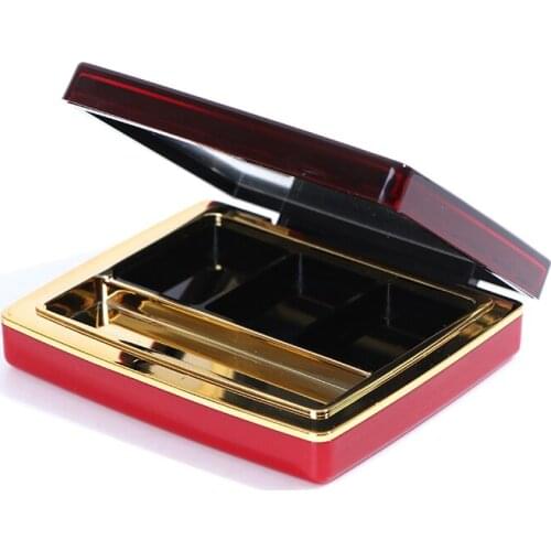 High Quality Empty Eyeshadow Dish DIY Eyeshadow Palette Eye Makeup Storage Box For Women Girls Beginners