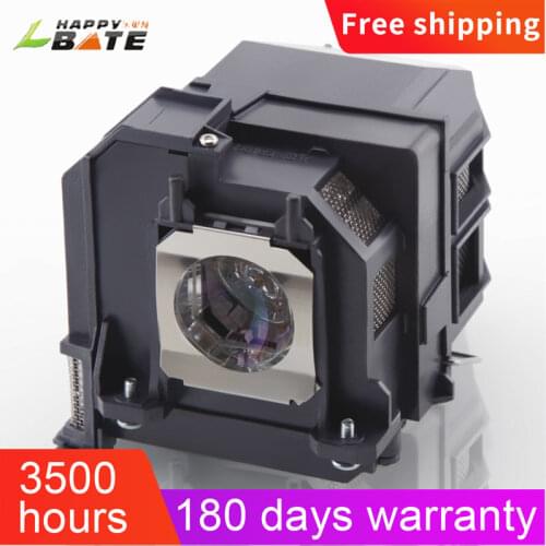 HAPPYBATE Compatible Projectors Lamp with housing ELPLP90 / V13H010L90 for UHE 215/140W0.8 E19.4 CB-680Wi/CB-675Wi