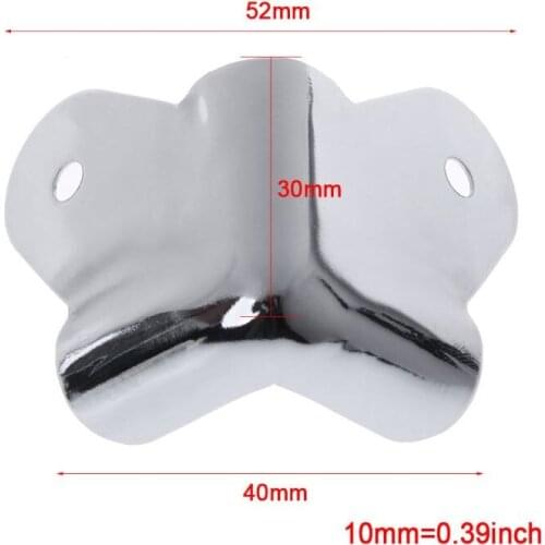 8PCS Speaker Corner Protective Angle Cabinet Metal Music Instrument Guitar Amplifier Stage Parts Accessories R9UA