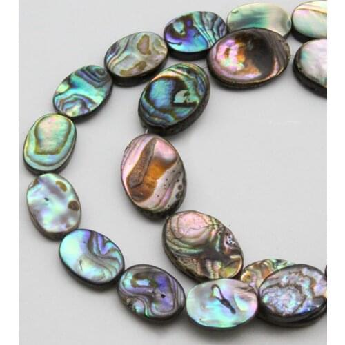 Natural Shell Ladies' Abalone Shell Oval Beads Jewelry and Jewelry Making DIY Necklaces Bracelets Earrings Jewelry Accessories