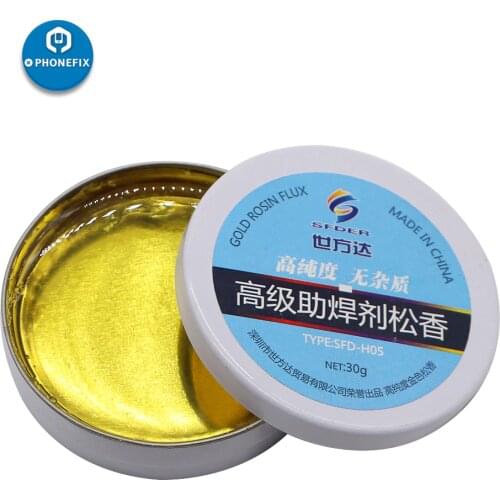 30g Metal Box Rosin For Electric Soldering Iron Soft Solder Welding Fluxes Scaling Powder No Impurity Welded Solder Paste Flux