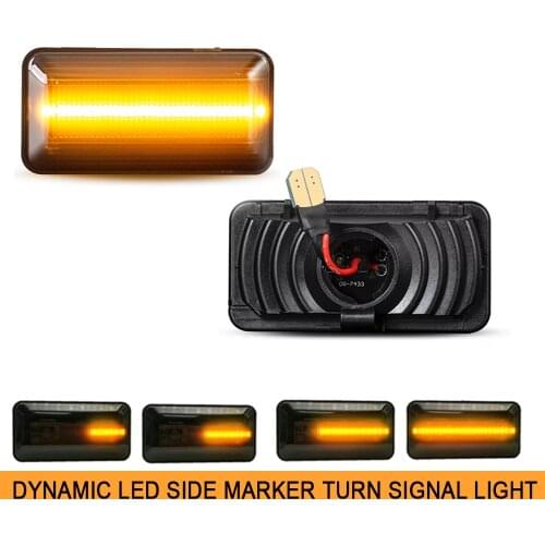 2 Repeater Blinker Car Indicator Side Marker Lamp LED Turn Signal Dynamic Light for Seat Ibiza 2 Cordoba 6K1 6K2 VW Golf 3 Vento