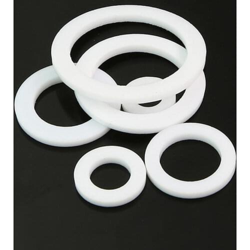 8-35mm PTFE Flat Washer Gasket Spacer Sealing For Pressure Gage