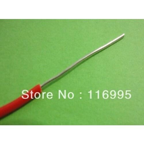 Free shipping 590meters /roll Ul1007 22awg single core wire 0.6mm tinned copper wire Outside diameter 1.5mm