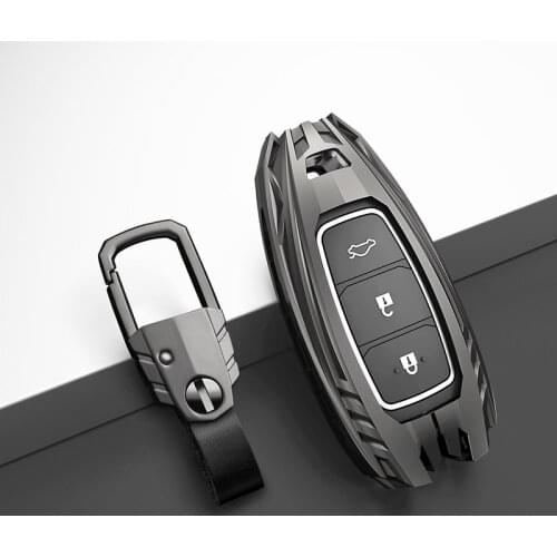 Car Key Case Cover Protector Shell Accessories For Hyundai i30 Ix35 Encino Azera Accent TM Palisade Santa Fe Auto Decoration
