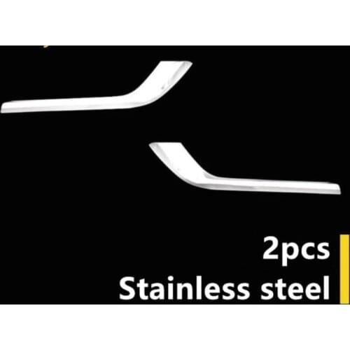 For Renault Koleos 2017-2019 Stainless steel Front fog light decoration sticker Car Styling