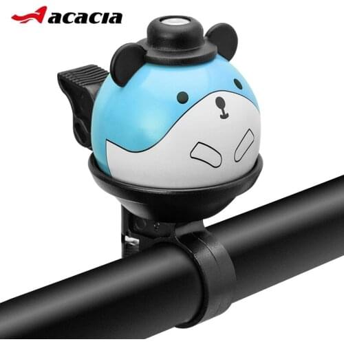 360 Degree Rotation Bicycle Bell for Kids Cute Mouse Design MTB Road Bike Handlebar Alarm Sound Bell Ring Cycling Accessory