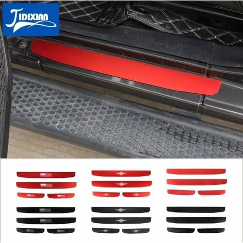 MOPAI Car Nerf Bars Running Boardsfor Jeep Gladiator JT 2018+ Car Door Sill Scuff Plate for Jeep Wrangler JL 2018+ Accessories