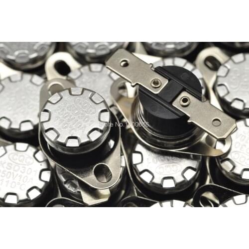 KSD301 thermostat / thermal protection / temperature control switch 110 degrees 250V / 10A normally closed