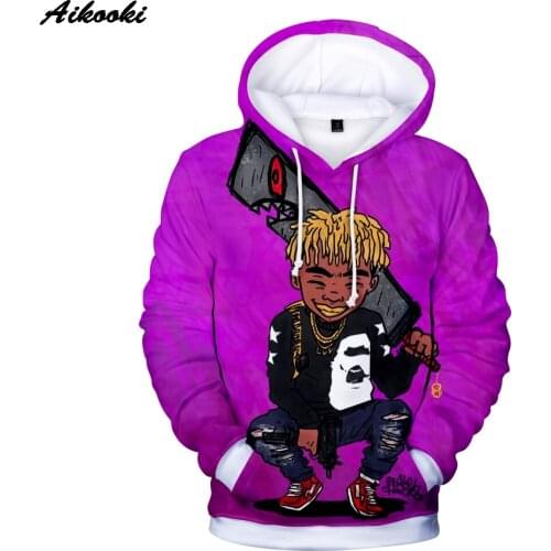 Hot Sale Rapper LIL UZI VERT 3D Hoodies Men/women Sweatshirts Hip Hop Comfortable Fashion Clothes 3D Lil Uzi Vert Vs. de Wereld