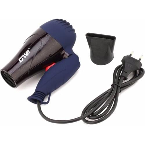 Foldable Hair Dryer 1500W Low Noise Mini Hair Blower Household Heating and Cooling Air Hair Dryer EU Plug