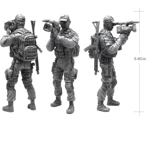 1/35 Resin White Model Resin Model Russian Alpha Anti-terrorist Forces Soldiers Need To Manually Color The Model Free Shipping