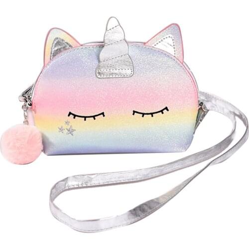 Unicorn Cartoon bag Coin Purses Women Wallets Key Earphone Organizer Pouch Kids Gift Girls Ladies Clutch Purse Bags