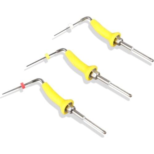 3 Colors Dental Pen Heated Tips for Endodontics Cordless Obturation Endo System Free Shipping