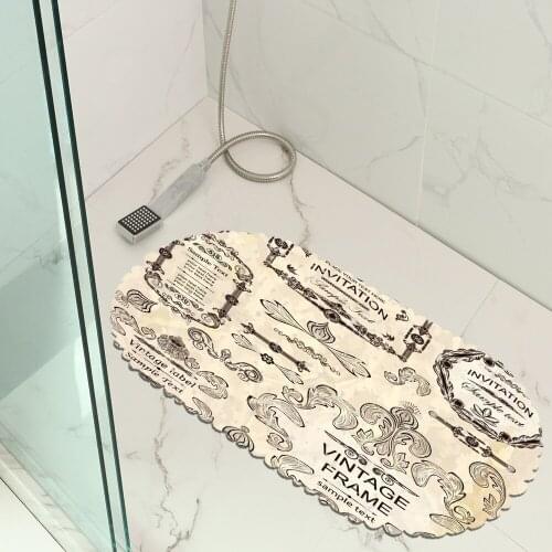 Bathroom Non-slip Mat PVC Plastic Kitchen Toilet Bathroom Shower Hollow Waterproof Mat Floor Mat