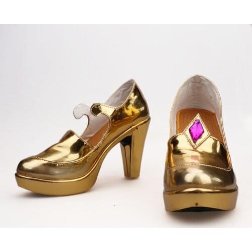 2021 New The hot anime genshin impact cos Mona cosplay shoes