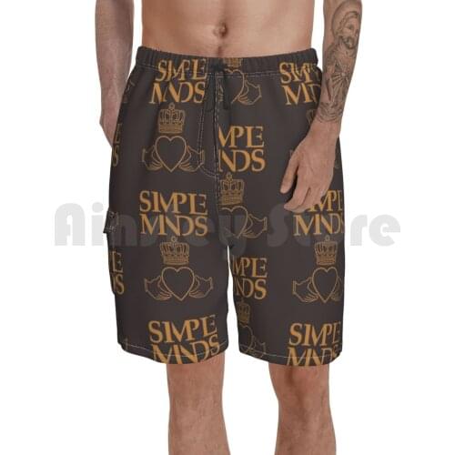Simple Minds Logo Beach Shorts Men Beach Pants Swimwear Alive And Kicking Dont You Forget About Me The Breakfast