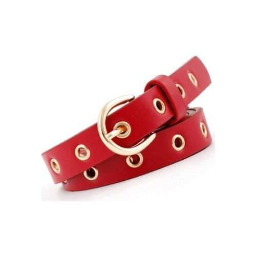 Fashion Waistband Fashion Apparel Accessories Women Vintage Belt PU Leather Round Buckle Waist Belt
