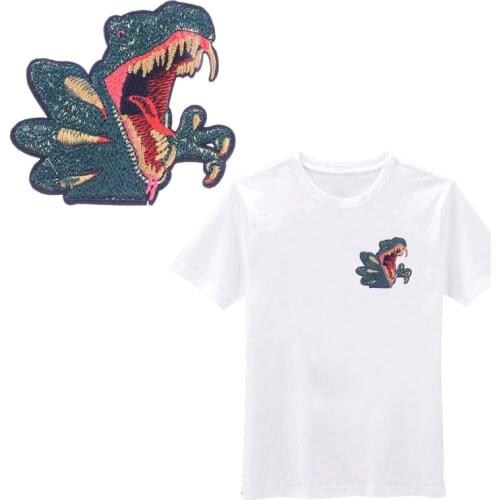 Pirate dinosaur space Heat Transfer Patches For Stripe Clothes Patch A-level Washable Iron On Applique DIY Clothing Sticker