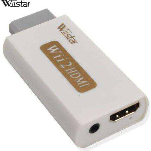 Wiistar Wii HDMI Converter Wii2HDMI Adapter 3.5mm Jack Audio Video