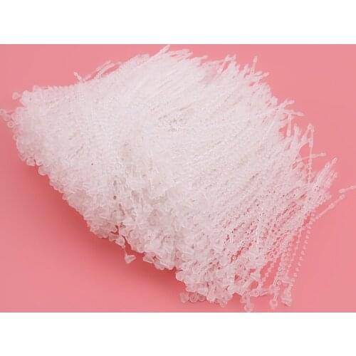 1000Pcs Self-Locking Label Tie Cable Marker Cord Wire Strap White Zip Ties Hanging Tablets For Garment Bag Tags
