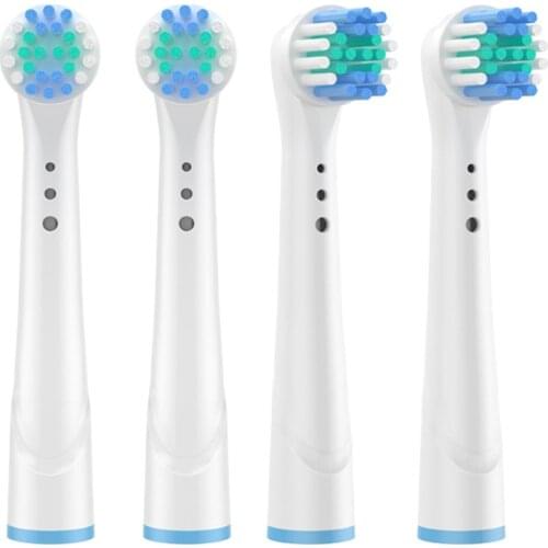4pcs Professional Clean Brush Head for Braun Oral B Replacement Toothbrush Head Toothbrush Brush Heads for Oral-B Oralb Nozzles