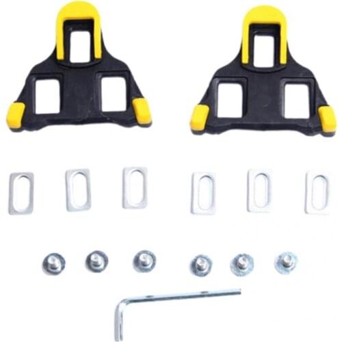 60% Hot Sale 1 Set Pedal Cleat Effective Anti-slid Plastic Stable Reliable Cycling Cleat Plastic Effective Pedal Cleat For Bike
