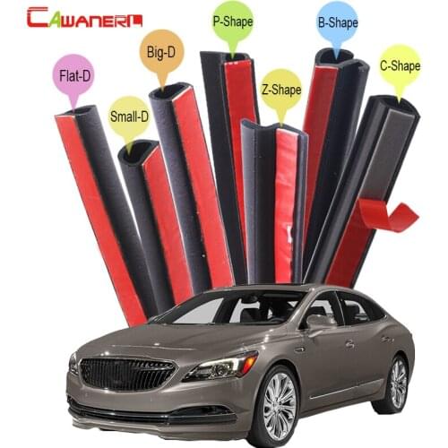 Cawanerl Car Rubber Sealing Strip Kit Noise Control For Buick LaCrosse Park Avenue Royaum Auto Seal Edge Trim Weatherstrip