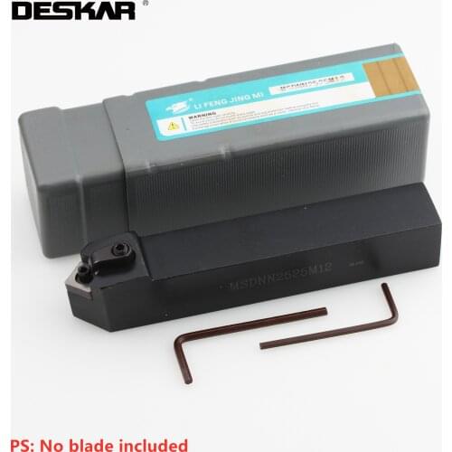 1PC MSDNN1616H12 DESKAR External Cutter Turning Tools Holder CNC SNMG Blades Lathe Tool Machine Metal
