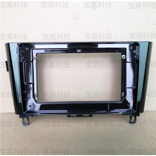 For Nissan X-Trail Qashqai 2014-17 Car Fascia Navigation Fascias Dash Frame Kit For 10~10.2" Universal Android Multimedia Player
