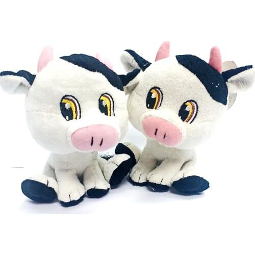 Home Car Bedroom Decor Decoration Toy dairy cattle baby cow Plush stuffed Toys 15CM Soft Stuffed Animals Ted Bear Plush Dolls