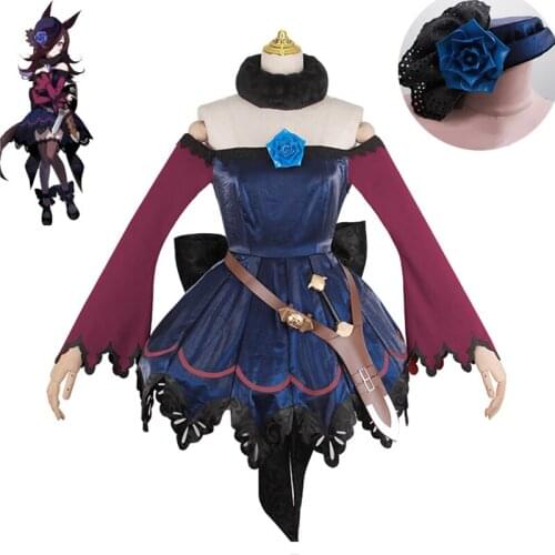 Game Umamusume: Pretty Derby Rice Shower Cosplay Costumes Women Lolita Dress Anime Uniform Cosplay Costume Halloween Party Suit
