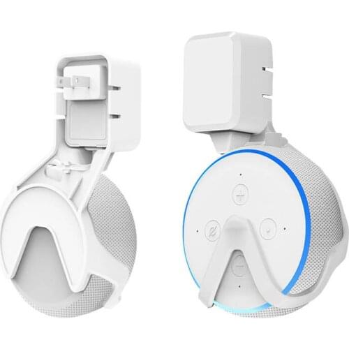 Wall Mount Hanger Holder for Amazon Echo Dot 3 Screws Great Space-Saving Compact Bracket Case Bracket