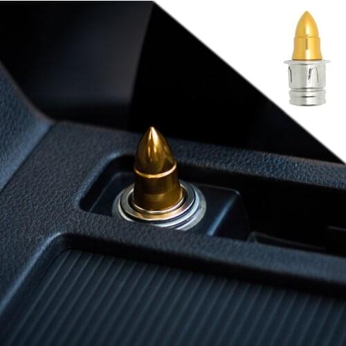 Limited edition Aluminum Bullet style Car Cigarette lighter For MK6 7 Golf Jetta Tiguan Scirocco Beetle Polo Touareg