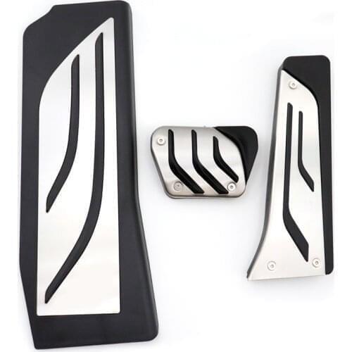 It Is Suitable For Bmw 18-20 Five Series Accelerator Pedal, And The Original Stainless Steel Anti-skid Accelerator Brake Pedal