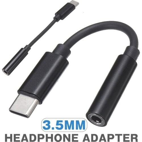 POHIKS 1pc High Quality Type-C to 3.5 Jack Earphone Audio Aux Cable Durable Headphone Adapter Cables For USB Mobile Phone