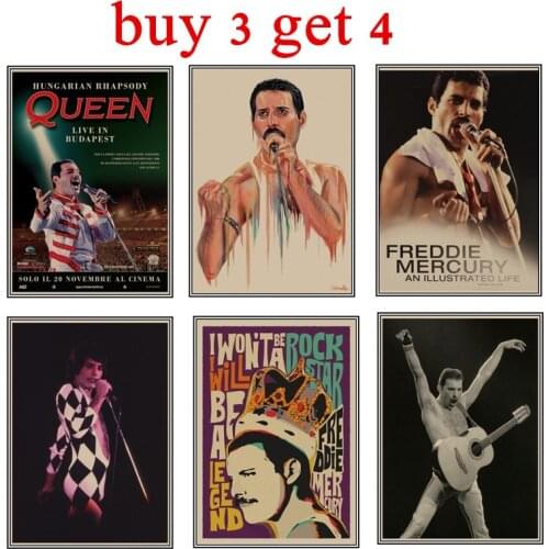 Good quality queen band poster decoration painting home wall pasted kraft decorative painting 36