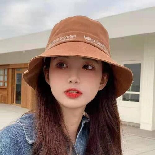 Fisherman hat new Korean fashion trend big basin hat outdoor travel sunshade hat