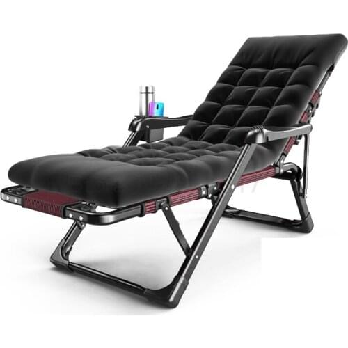 Folding recliner household comfortable portable balcony beach leisure chair lazy sofa