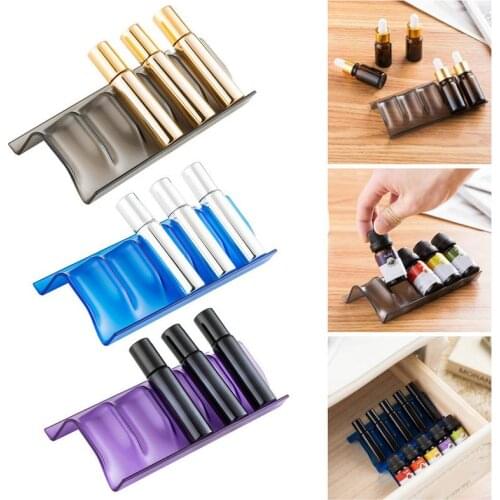 Essential Oil Storage Rack Nail Polish Lipstick Cosmetic Organizer Stand Plastic Organizer Aromatherapy Oils Display Stand