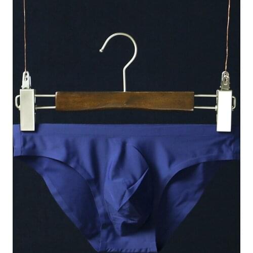 2020 New Summer Men Sexy Style Smooth Soft Underwear Mens Thin Underpants Low Waist Bikini Ice Silk Briefs Seamless Underwear