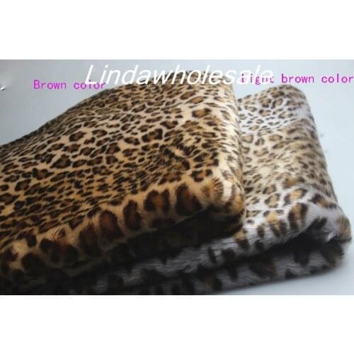 High-grade imitation leopard-print faux fur fabric clothing hat bag car mat background decorative cloth,felt cloth,160*50cm/pcs