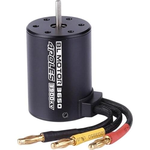 WSFS Hot 3650 3900Kv Brushless Motor For 1:8 1:10 Rc Car Truck Model Parts