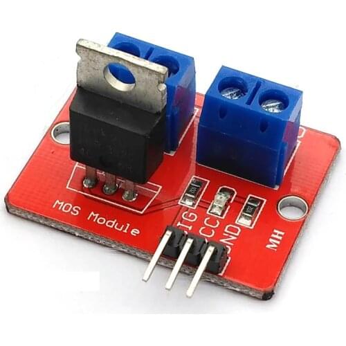 0-24V Top Mosfet Button IRF520 MOS Driver Module For Uno MCU ARM Raspberry pi