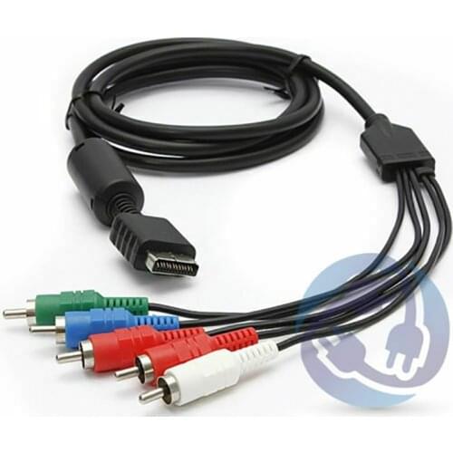 1.8m HDTV AV Audio Video Cable AV A/V Component Cable Cord Wire For Sony PlayStation 2 3 PS2 PS3 Slim Game Adapter Accessories