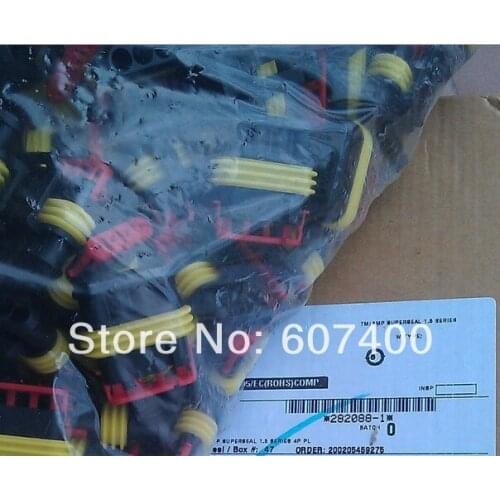 282088-1 CONN PLUG 4POS 1.5 SERIES BLACK car connectors TYCO housings TE AMP housings terminals 100% new and original parts