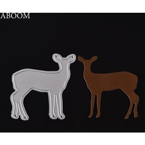 ABOOM 1PC Cute Animal Metal Cutting Dies Stencils DIY Scrapbook Embossing Folder Stencils Decorative Album Paper Cards Template
