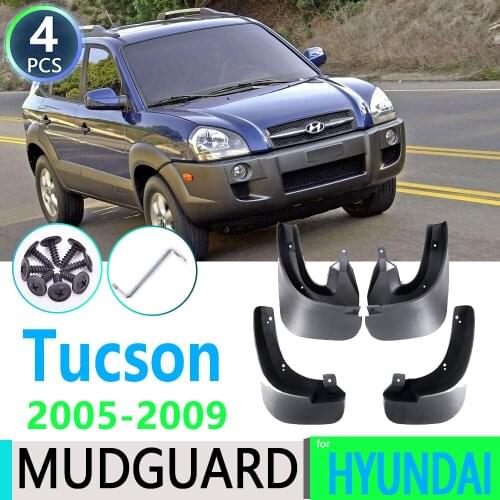 For Hyundai Tucson JM 2005~2009 2006 2007 2008 Fender Mudguard Mud Flaps Guard Splash Flap Car Accessories