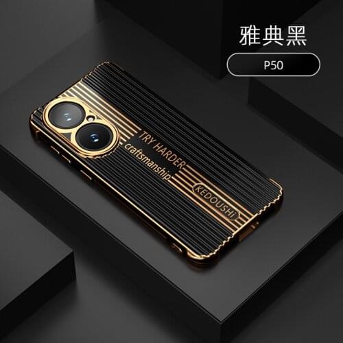 Electroplating Anti Drop Lens Protection Phone Case For Huawei P50 P40 P30 P20 Pro Shockproof Back Cover For Mate 40 30 20 Pro